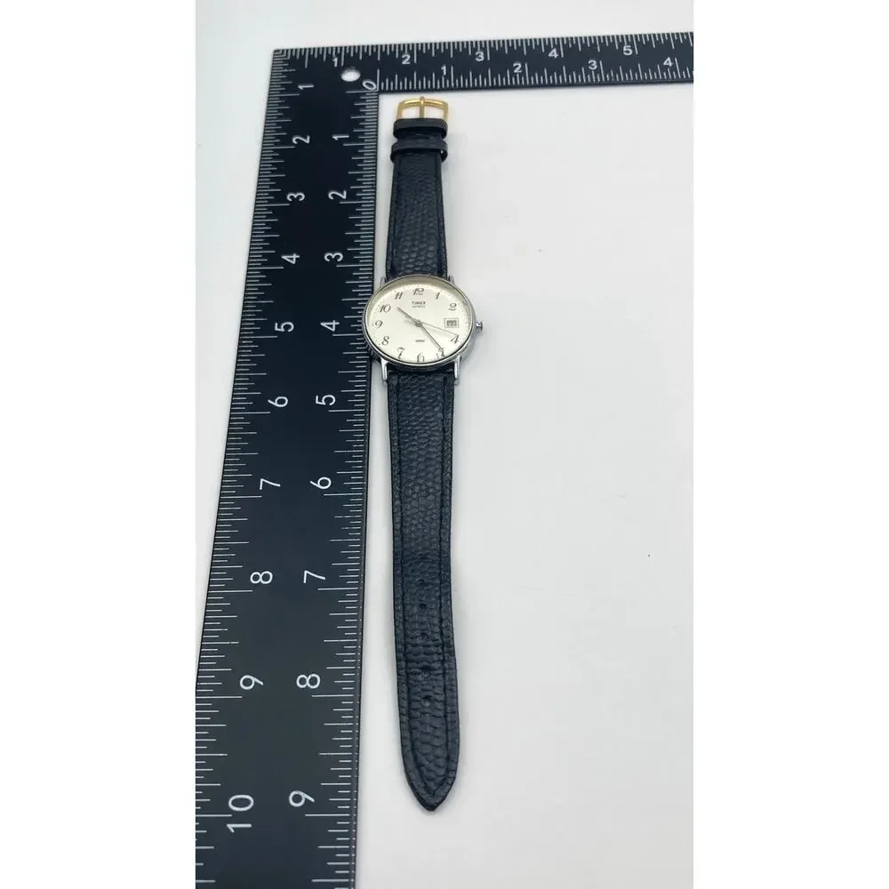 VTG Timex LA Cell Mens Watch 32mm - Fresh Battery - WR Adjustable Leather Strap